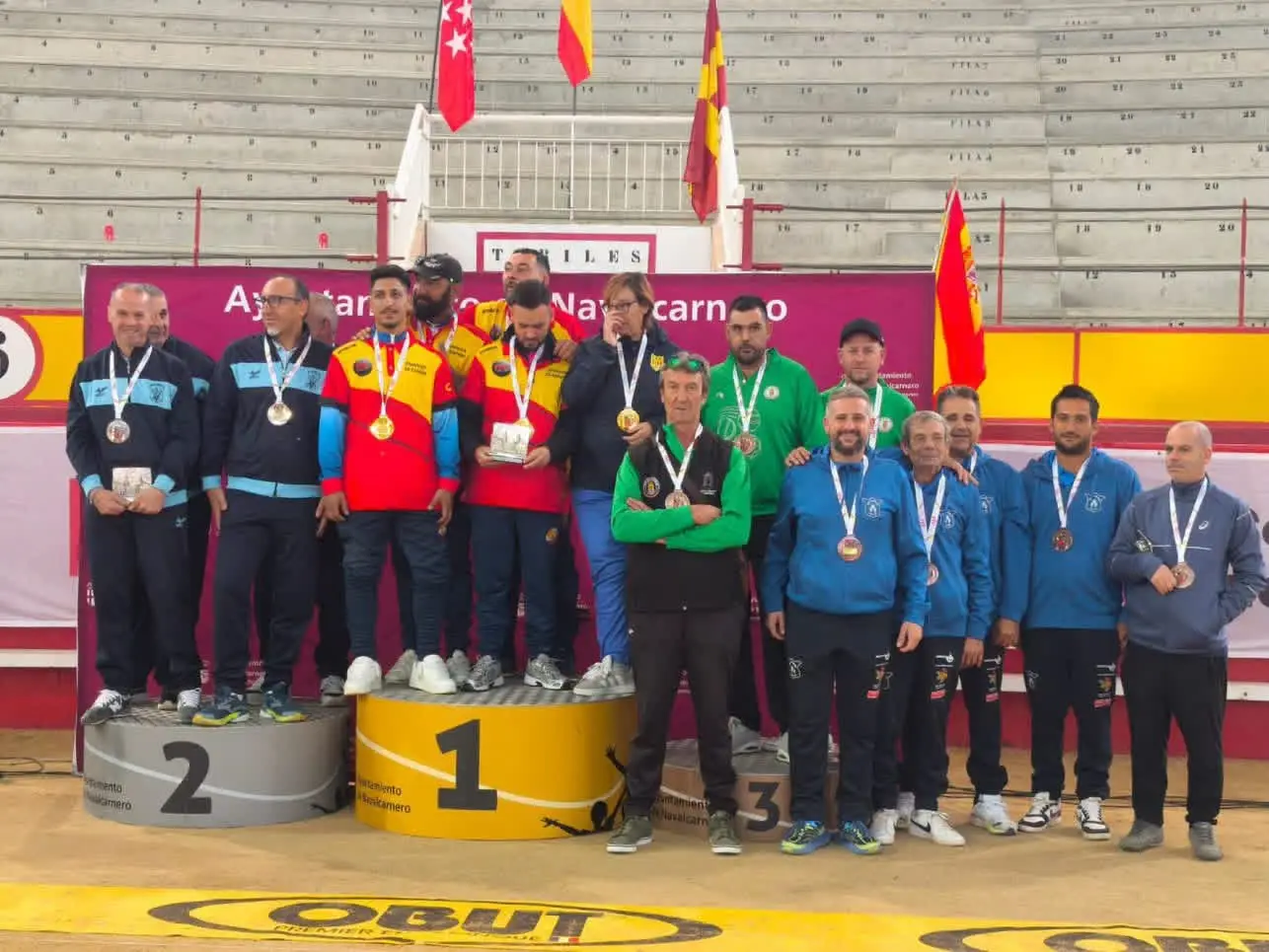 9º Clasificados en el Campeonato de España de petanca tripletas de 2ª categoría 2026