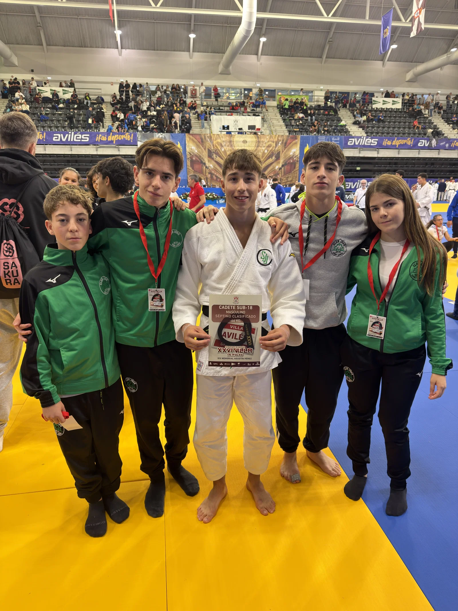 El Club de Judo Sant Jordi conquista un bronce y dos diplomas en la Supercopa de España de Avilés