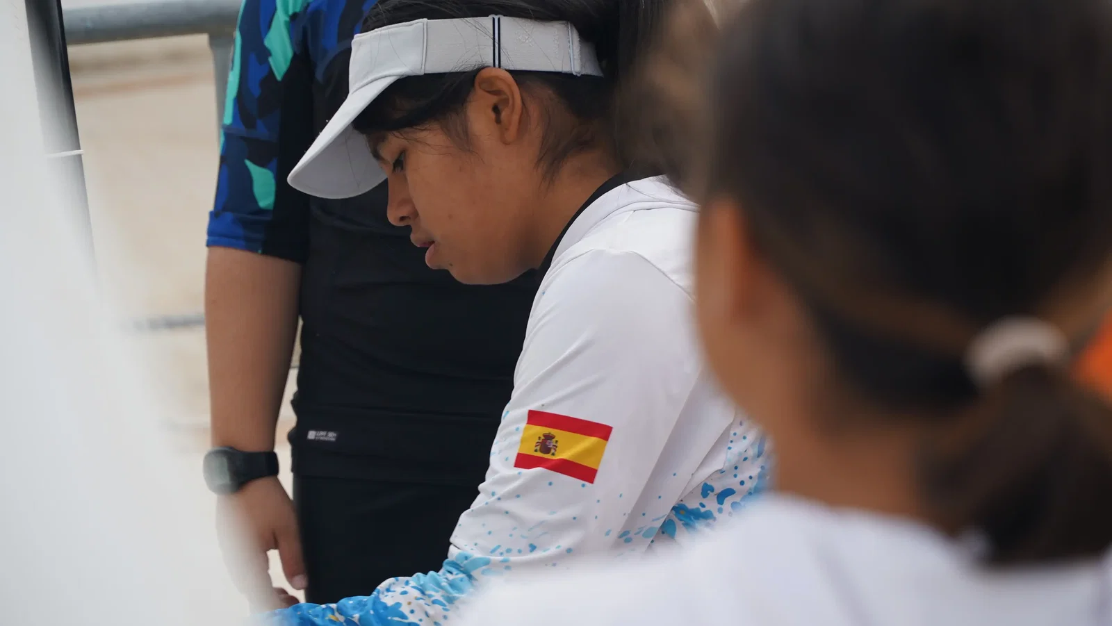 Reparto de trofeos en el Campeonato de Ibiza de Vela Escolar para la clase Optimist, celebrado en Sant Antoni