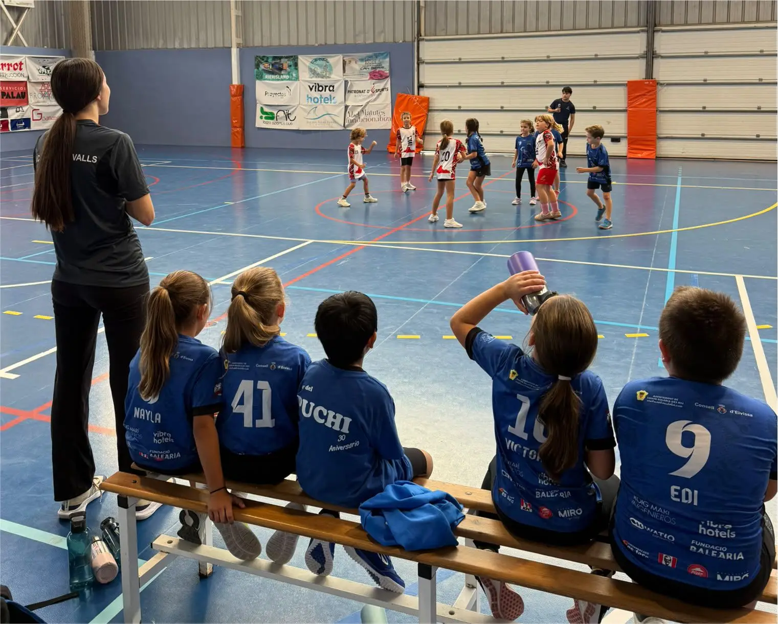 El Sa Ferradura Puchi Prebenjamín Mixto representa los valores formativos del club en el Polideportivo Joan XXIII
