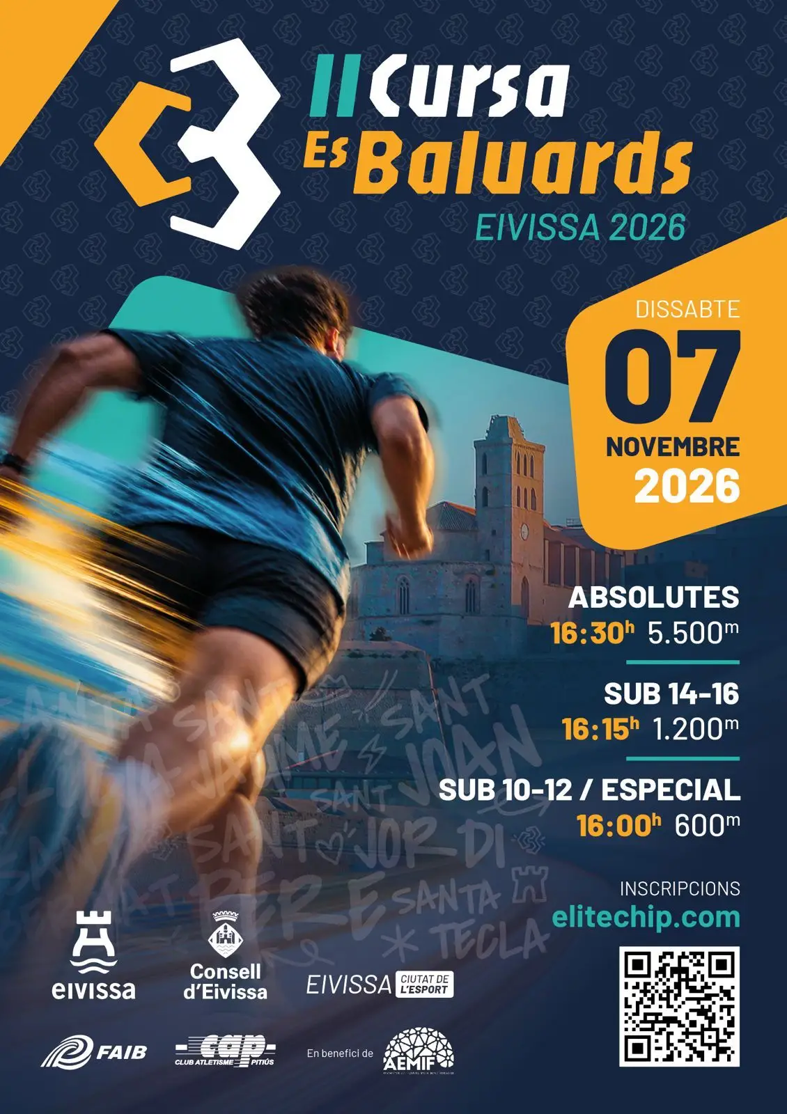 La Cursa Baluards 2026 estrena camiseta oficial